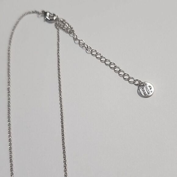 Bomb Party Necklace RBP5692 Bold and Brilliant Rose Quartz Cubic Zirconia - Picture 3 of 3